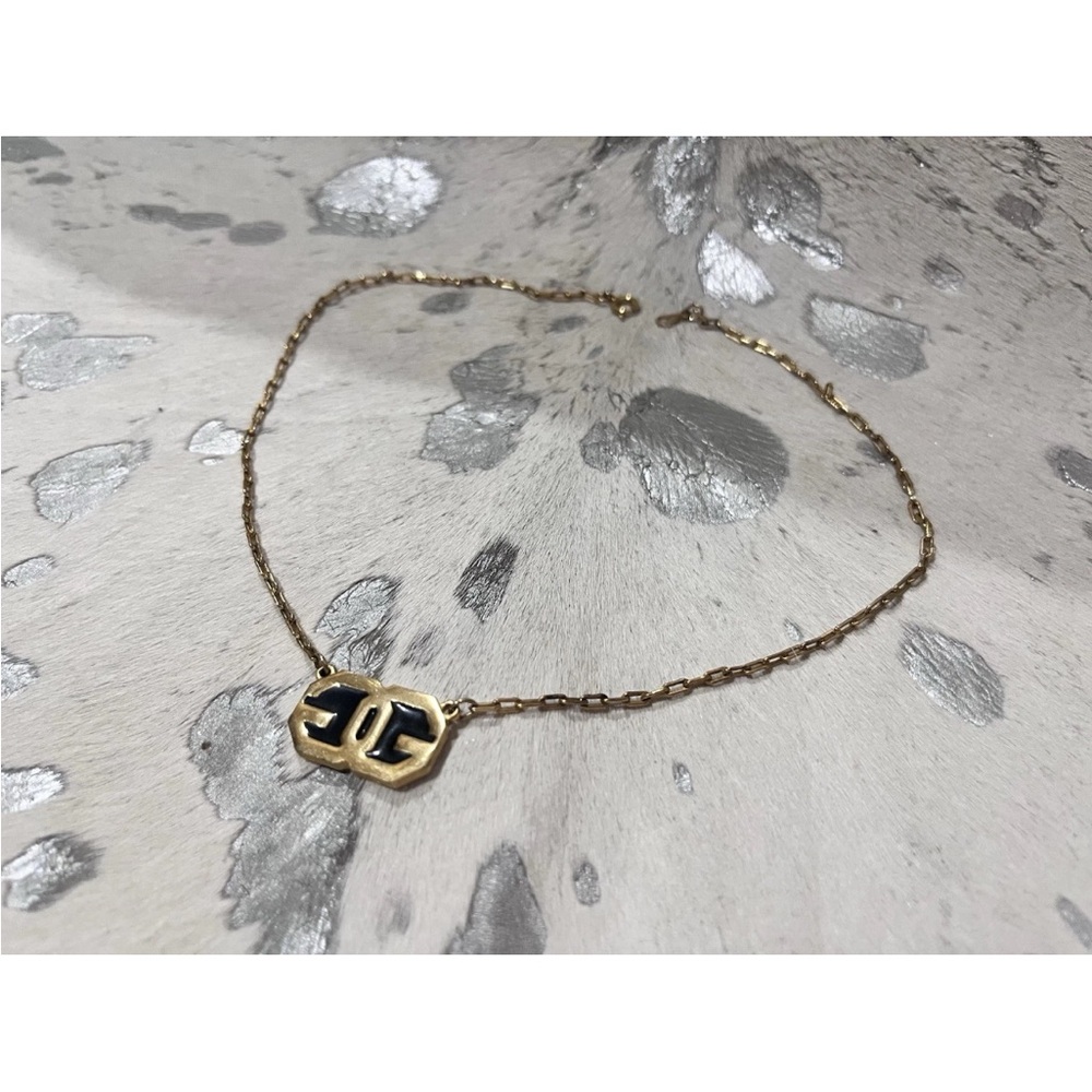 AUTHENTIC Givenchy Black And Gold Choker Necklace